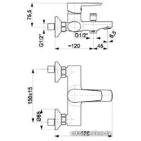 Смеситель Armatura Narva Black 5224-010-81