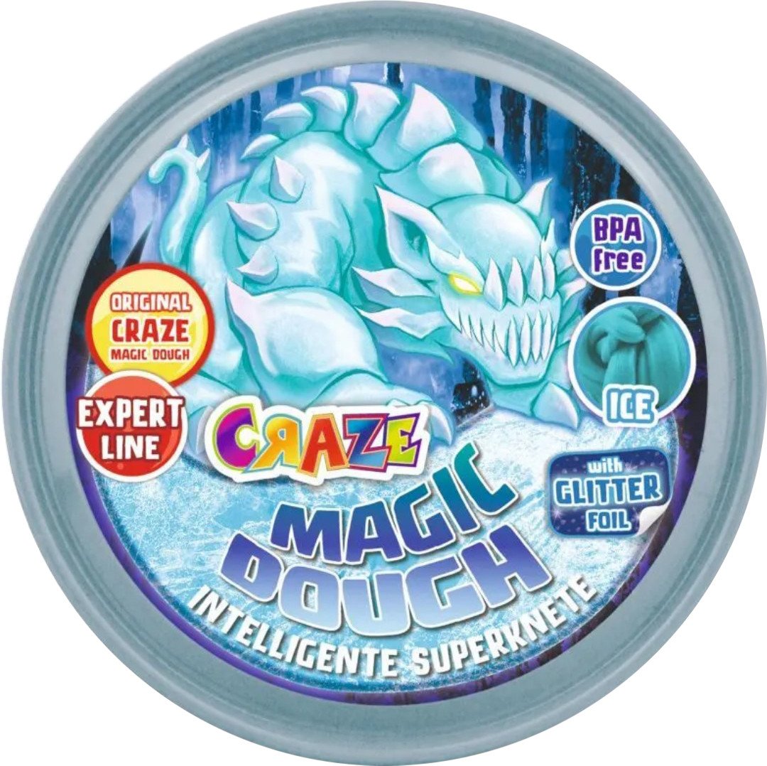 

Тесто для лепки Craze Magic Dough Попрыгунчик Лед 34903.A (голубой)