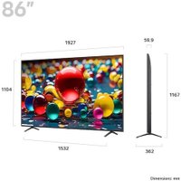 Телевизор LG UHD AI UA74 86UA74006LB