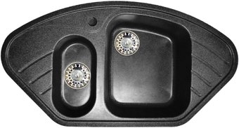 Кухонная мойка Tubaqua Нарочь (черный)