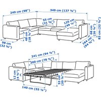 Угловой диван Ikea Vimle s79477377