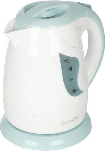 Электрический чайник Energy E-209 (белый/голубой)