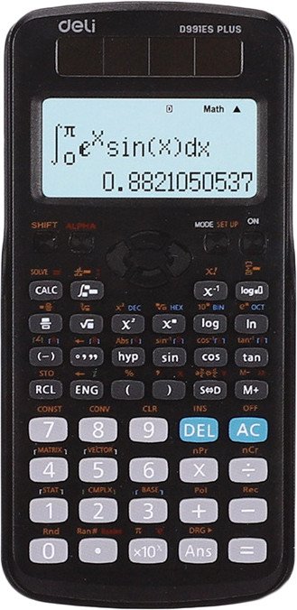 

Инженерный калькулятор Deli D991ES (черный)