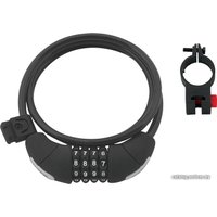 Тросовый велосипедный замок Force Lux кодовый 120/8 49115