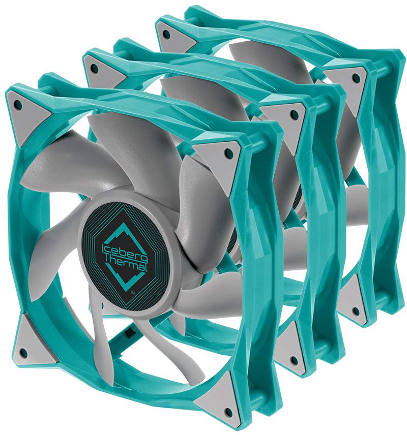 

Набор вентиляторов Iceberg Thermal IceGALE 120mm 3-pack (бирюзовый)