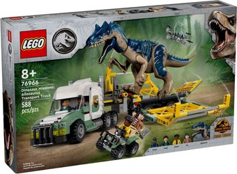 Конструктор LEGO Jurassic World 76966 Миссии динозавров: грузовик для перевозки Аллозавра