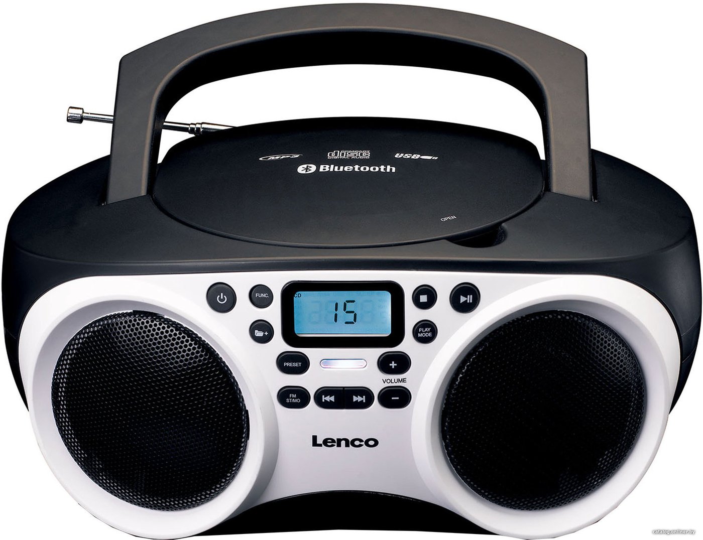 Магнитола Lenco SCD-501WH (белый/черный)
