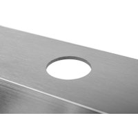 Кухонная мойка Saniteco 6550-L (с сифоном, дозатором и коландером)