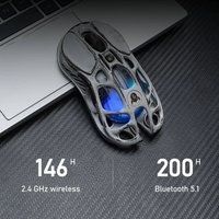 Игровая мышь Gravastar Mercury M1 Pro Battle Worn Edition Silver Mist