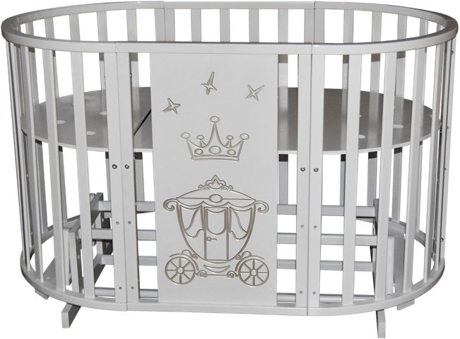 

Кроватка-трансформер Ray Alexa 2 Crown (белый)