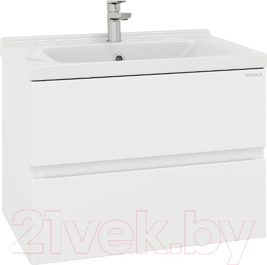Onika Тумба с умывальником Эвада 70 107061 + Santek Миранда 70 1WH302250