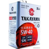 Моторное масло Takayama Adaptec 5W-40 A3/B4 SN/CF 4л