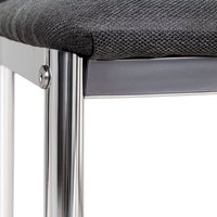 Стул AksHome Sky (темно-серая ткань Seattle 007/хром)