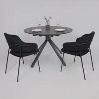 Кухонный стол AksHome Delon 110 (малави/серый)