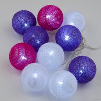 Новогодняя гирлянда Uniel ULD-S0200-010/STB/2AA WHITE IP20 TANGLES-1 UL-00007341