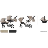 Универсальная коляска BEBETTO Bebetto42 2017 (3 в 1, 01, белая рама) в Гродно