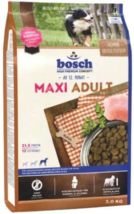 

Сухой корм для собак Bosch Maxi Adult 3 кг