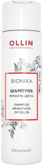 

Шампунь Ollin Professional BioNika Яркость цвета 250 мл