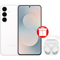 Телефон Samsung Galaxy S25 FE SM-S731B 8GB/256GB (белый) + наушники Samsung Galaxy Buds Core (белый) по акции