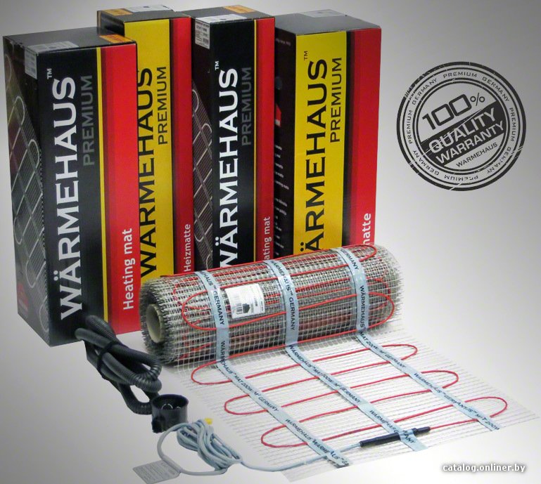 

Нагревательный мат Warmehaus MAT 200W 3 кв.м 600 Вт