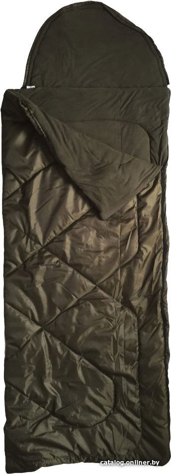 

Спальный мешок Mednovtex Expert Travel -5C, с подголовником (оливковый)