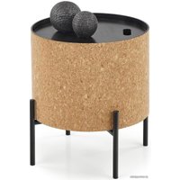 Журнальный столик Halmar Sasha 38x43 (натуральный/черный)