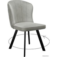 Стул DikLine 219 поворотный (B22 серый/ножки черные)