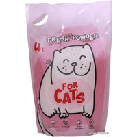 Наполнитель для туалета For Cats Fresh Powder 4 л