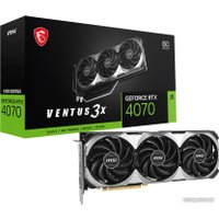 Видеокарта MSI GeForce RTX 4070 Ventus 3X E 12G OC