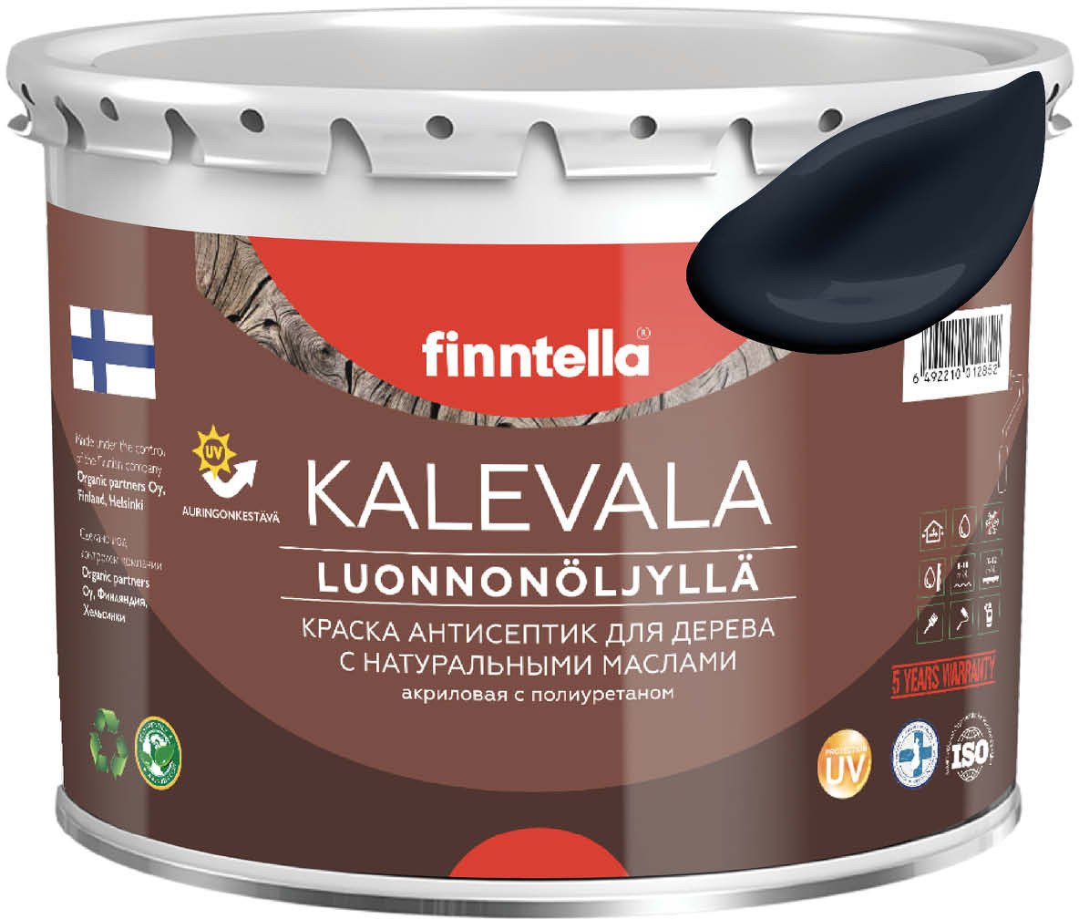

Краска Finntella Kalevala Nevy F-13-1-3-FL001 2.7 л (синий)
