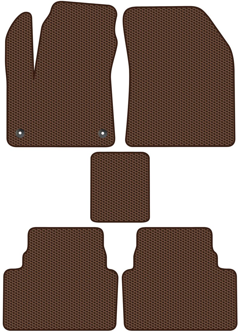 

Комплект ковриков для авто Alicosta Citroen C5 Aircross I (suv) 2022 - Н.В. (коричневый, сота)