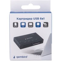 Карт-ридер Gembird FD2-MSD-4