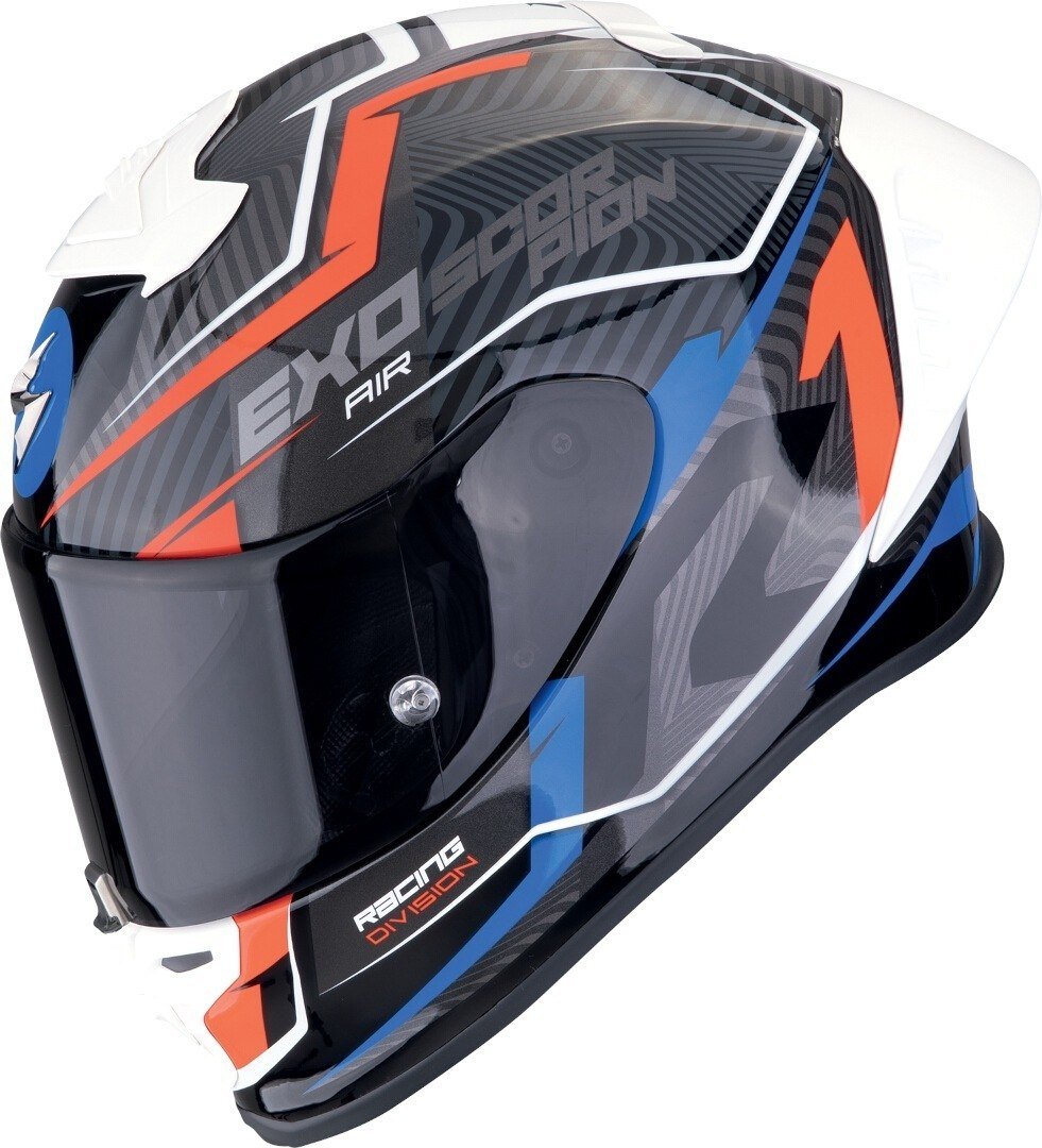 

Мотошлем Scorpion Exo Exo-R1 Evo Air Coup (р. L, черный/красный/синий)