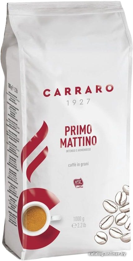 Кофе Carraro Primo Mattino в зернах 1000 г