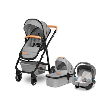 Универсальная коляска Lionelo Amber (3 в 1, Grey Stone)