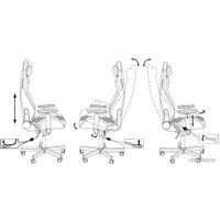 Игровое (геймерское) кресло Knight Outrider (черный/оранжевый)