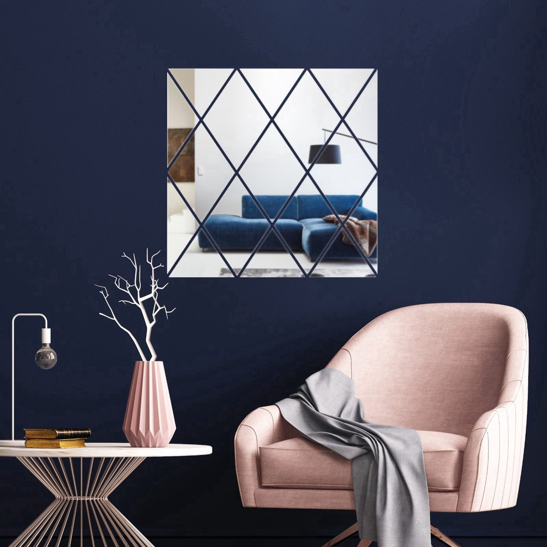 Зеркало QF Ромбы 7412565