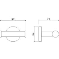 Держатель для полотенца Aquatek Оберон AQ4202BG (золото)