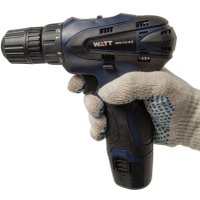Дрель-шуруповерт WATT WAS-12Li-2 LE 1.012.020.00 (с 2-мя АКБ, кейс)