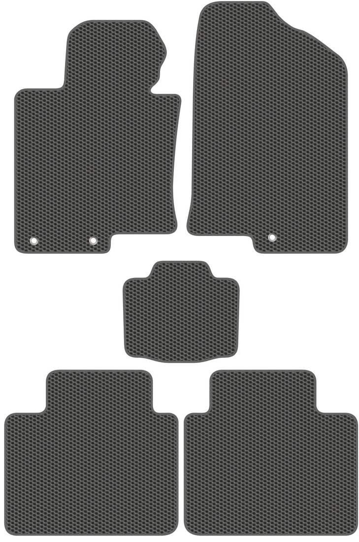 

Комплект ковриков для авто Alicosta Kia Optima III (седан / TF) 2010 - 2016 (серый)