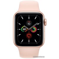 Умные часы Apple Watch Series 5 40 мм (алюминий золотистый/розовый песок)