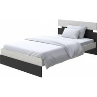 Кровать PROxSON Milton 80x200 (дуб шамони светлый 124/черный)