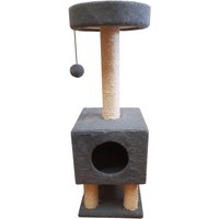 Комплекс Cat House На ножках 1.05 (сизаль серый) в Бресте