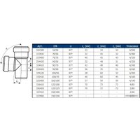 Фитинг Ostendorf Skolan dB SKEA – тройник 125x100x87° 336410