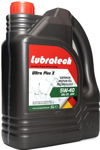 Моторное масло Lubratech Ultra Plus X 5W-40 5л