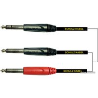 Кабель Schulz Kabel GIS3 6.3 мм - 6.3 мм (0.9 м, черный)