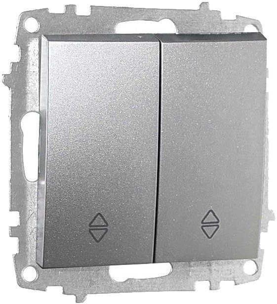

Выключатель проходной Elbi Zena-Vega 609-011000-211 (серебристый)