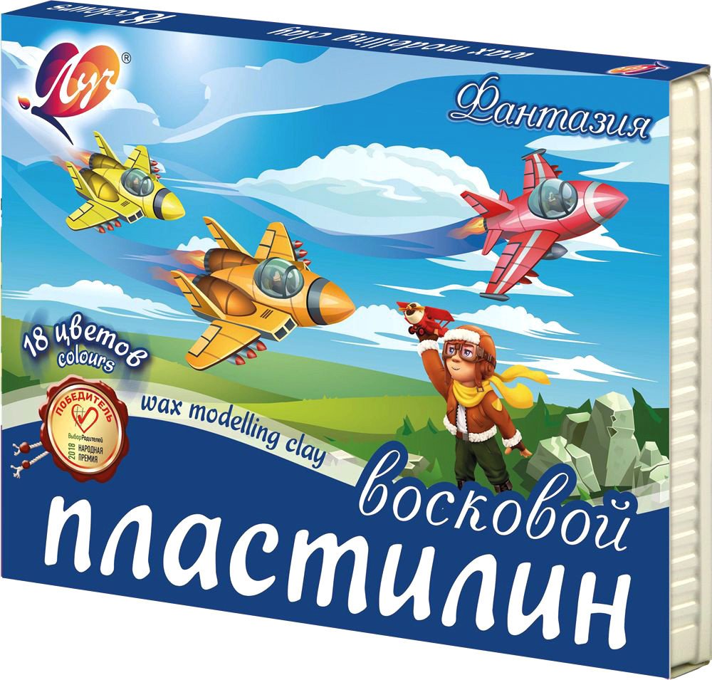 

Пластилин Луч Фантазия 25С 1524-08 (18 цв)