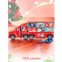 Адвент-календарь Woody Машина с наклейками На 7 дней 08323