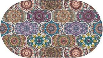 Коврик на присосках Varmax Восточная мозайка DF-287 (68x38, разноцветный)